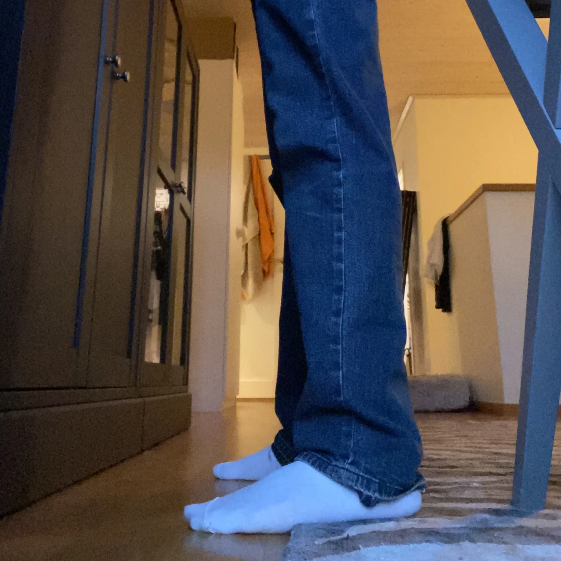 Mörkblå jeans - 90