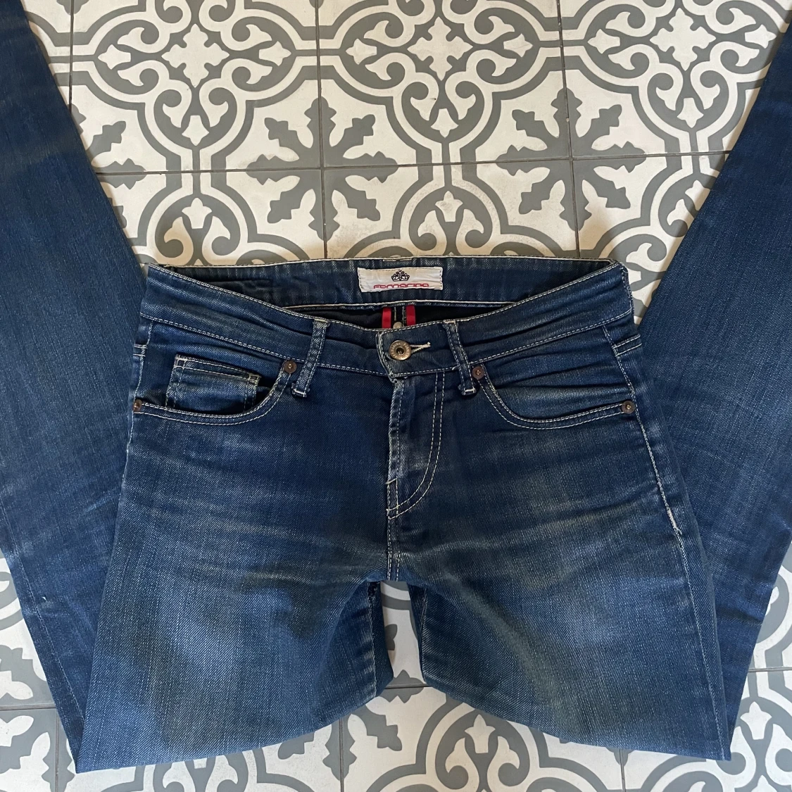 Lågmidjade vintage jeans  - 90