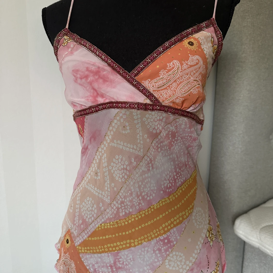 Y2k 00-tal rosa linne strl S - 91