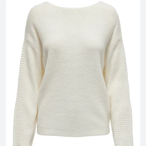 Tröja - Vit stickad tröja 