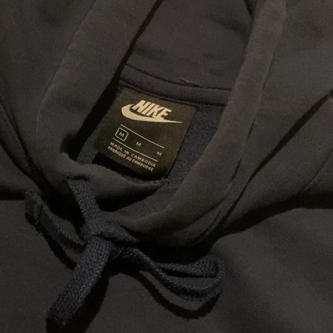 Nike mörkblå hoodie - 91