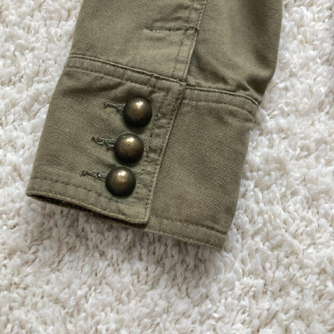 Militärgrön cuejacka i bomull  - 91