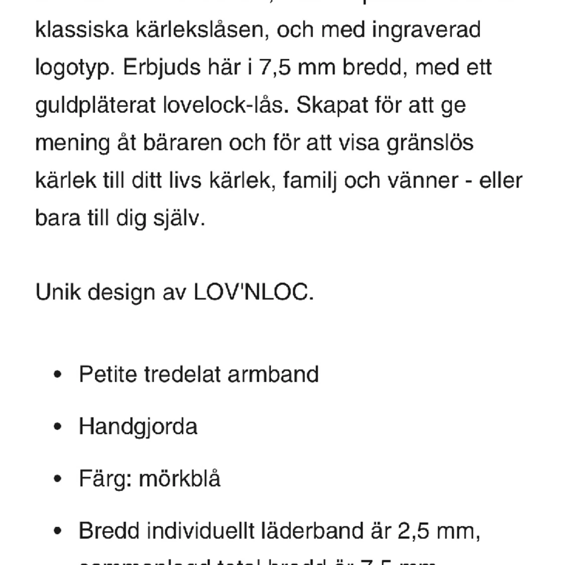 Läder armband  - 91