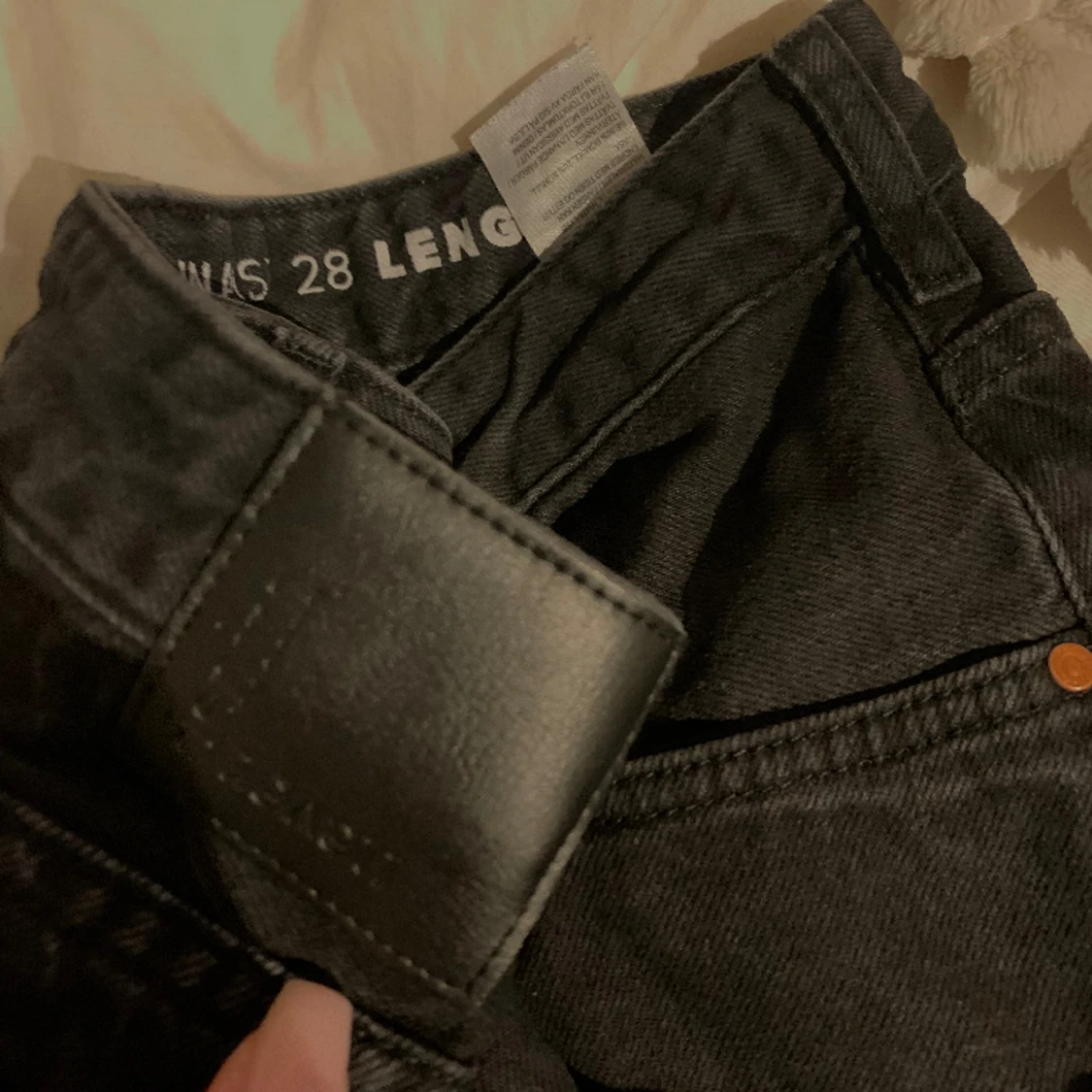 Lågmidjade jeans från bikbok💕 - 91