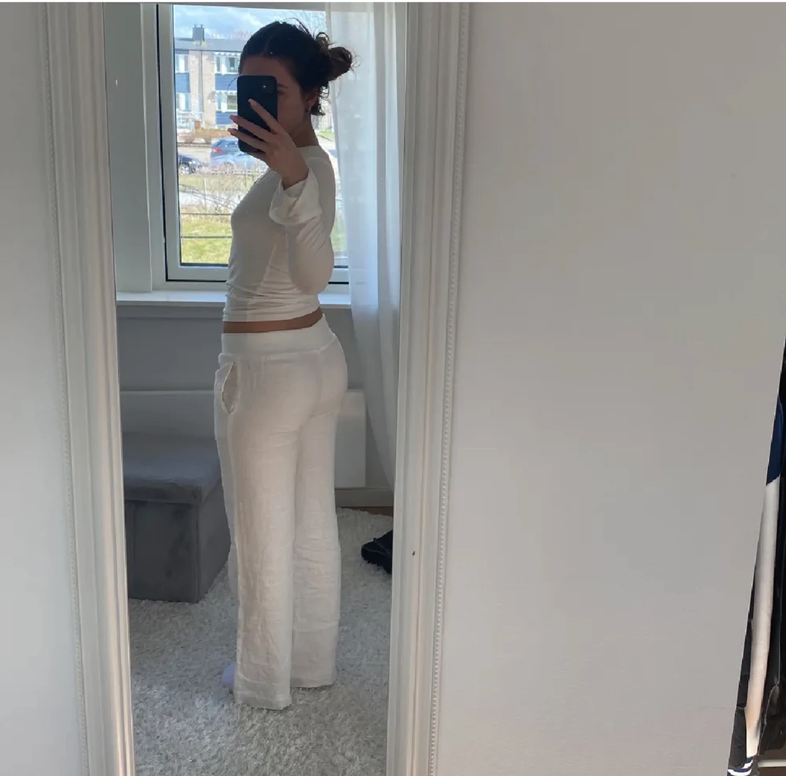 Alobha linnesbyxor  - 90