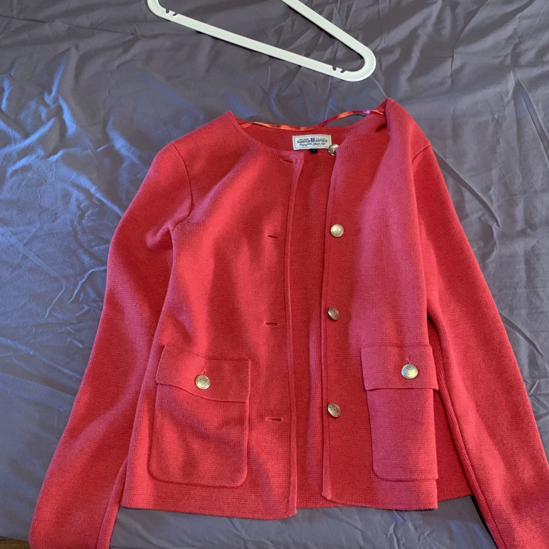 Rosa tröja/kofta, storlek s