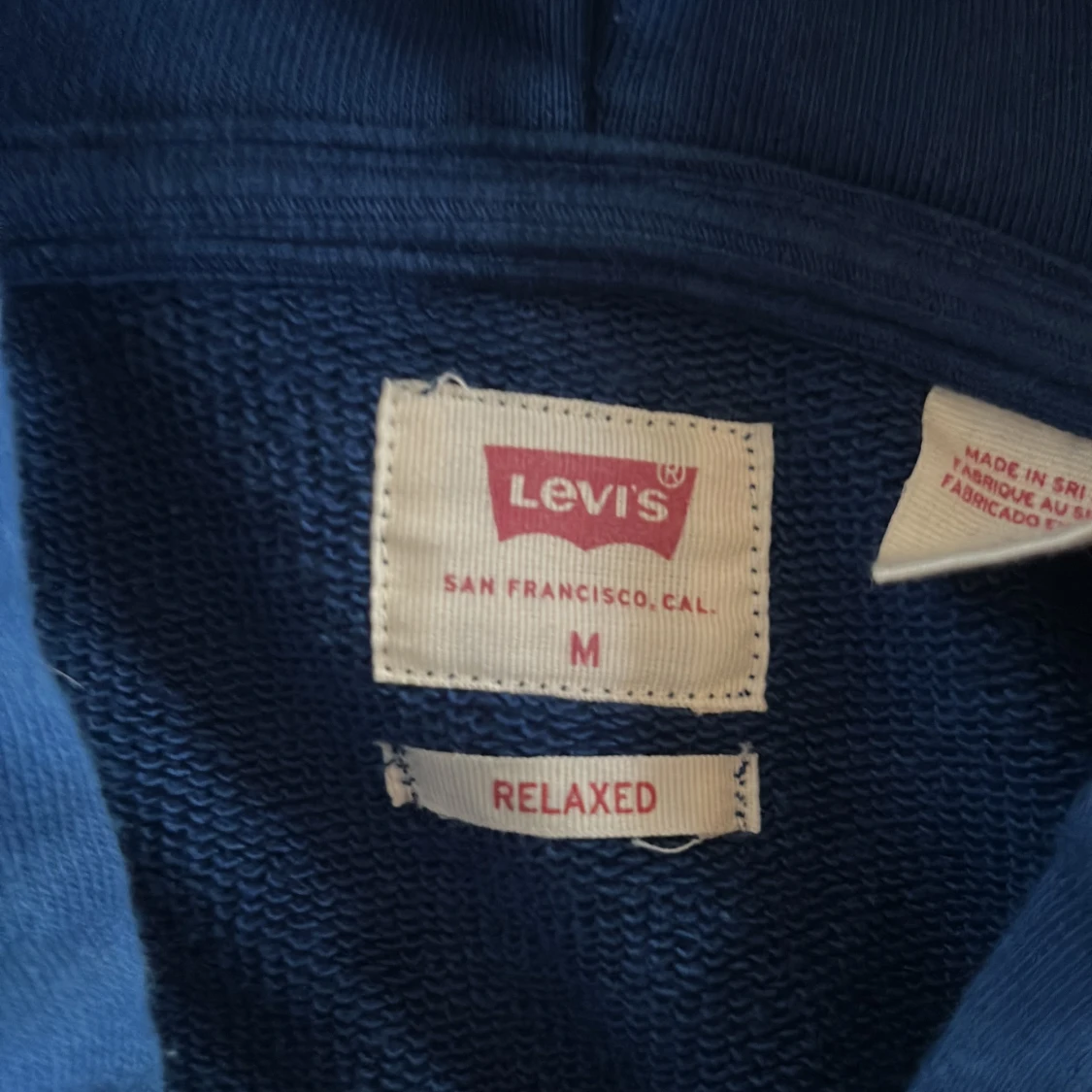 Blå LEVI’S hoodie relaxed fit - 90