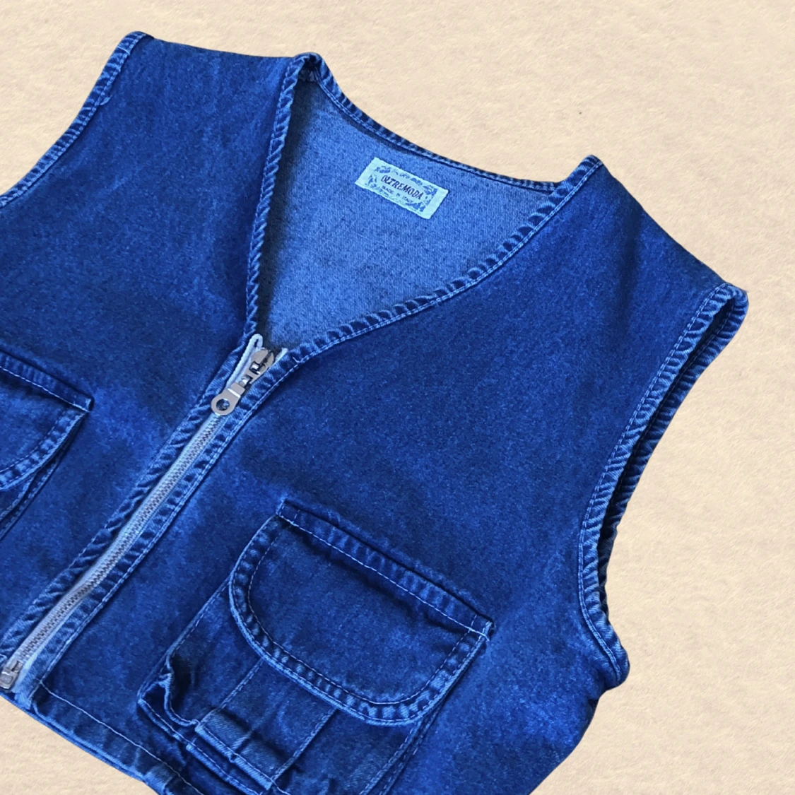 supercool vintage jeansväst - 91