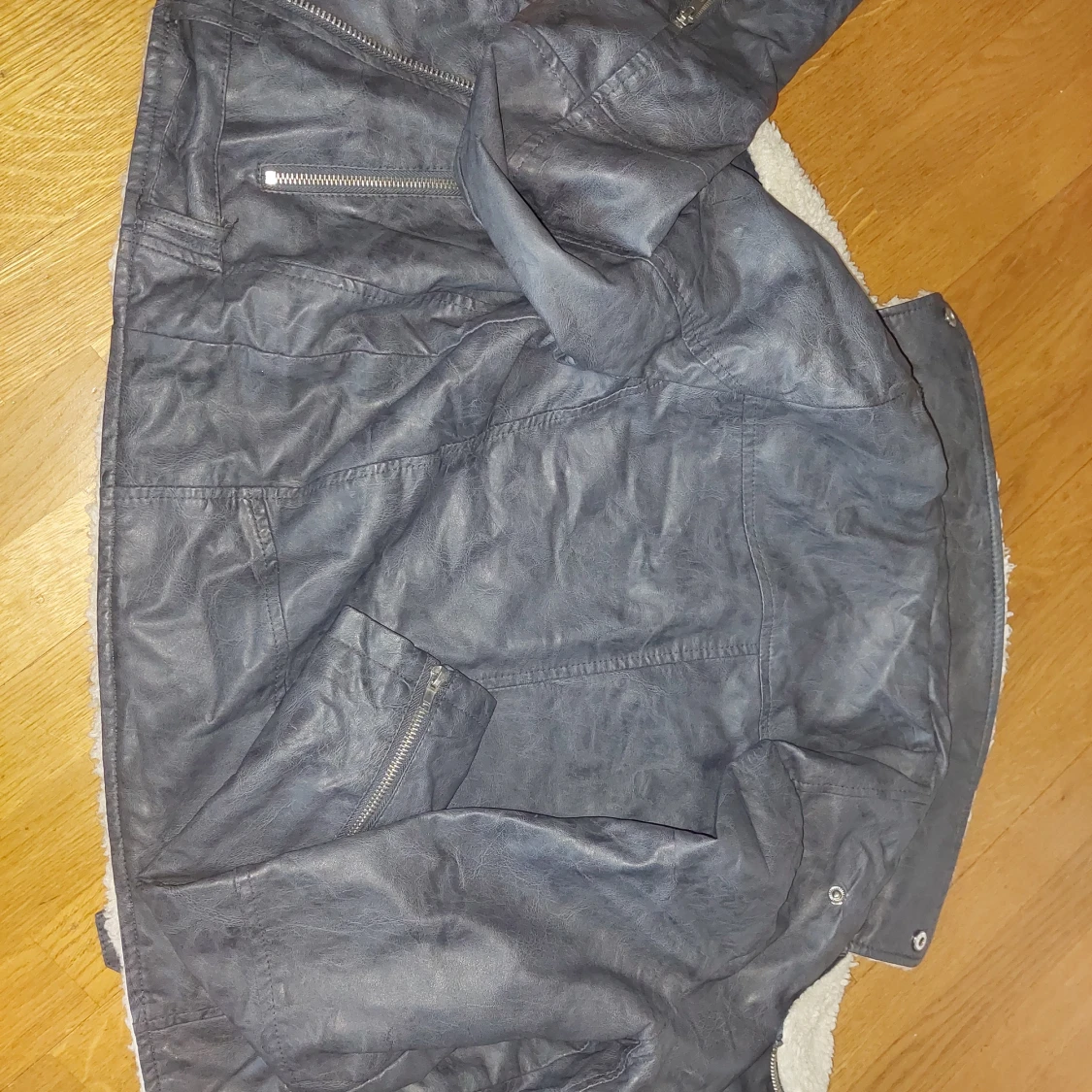 Skinnjacka med ullfoder - 91