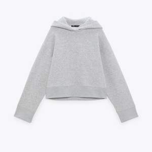 Grå hoodie från Zara i storlek M, sitter snyggt och lagom oversize på mig som vanligtvis bär S. Såså snygg och populär 😚😚