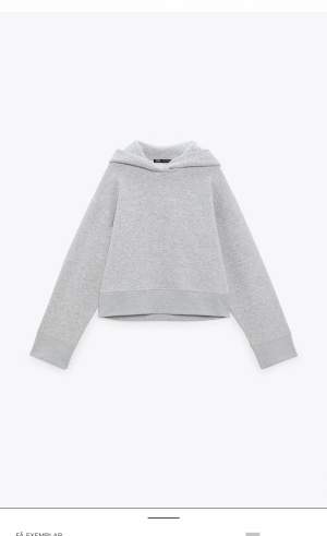 Grå hoodie från Zara i storlek M, sitter snyggt och lagom oversize på mig som vanligtvis bär S. Såså snygg och populär 😚😚