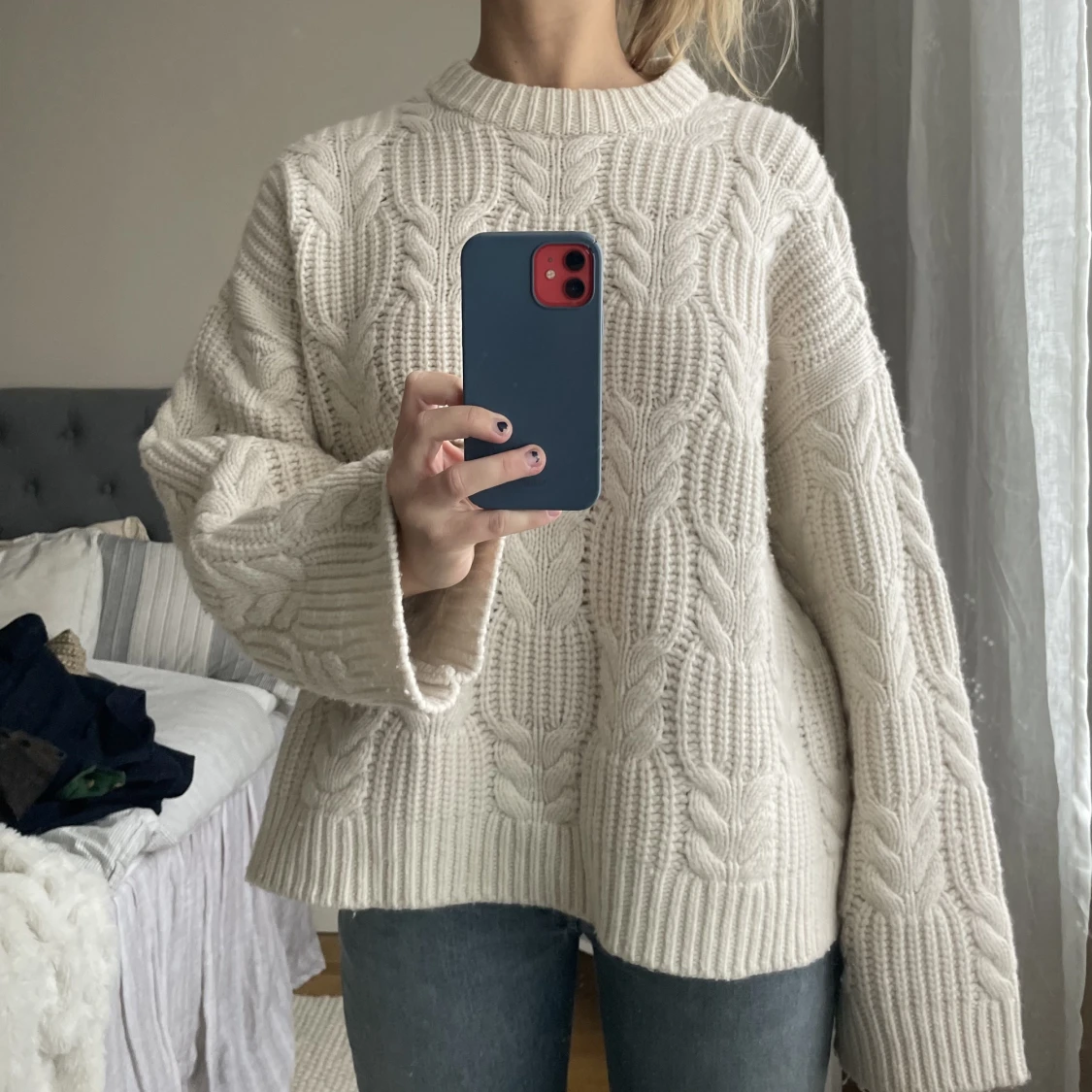 Stickad tröja  - 90