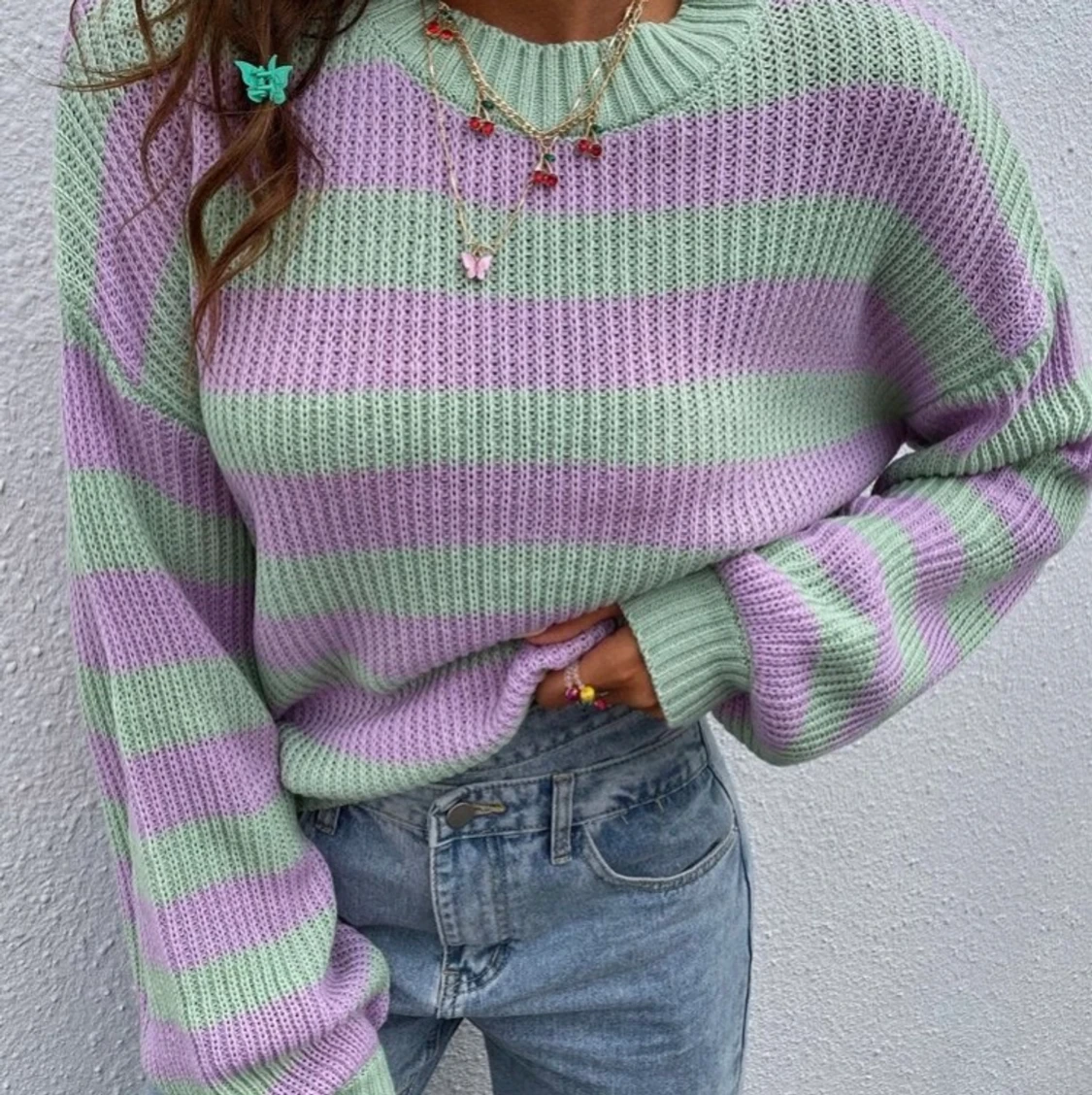 Stickad tröja  - 90