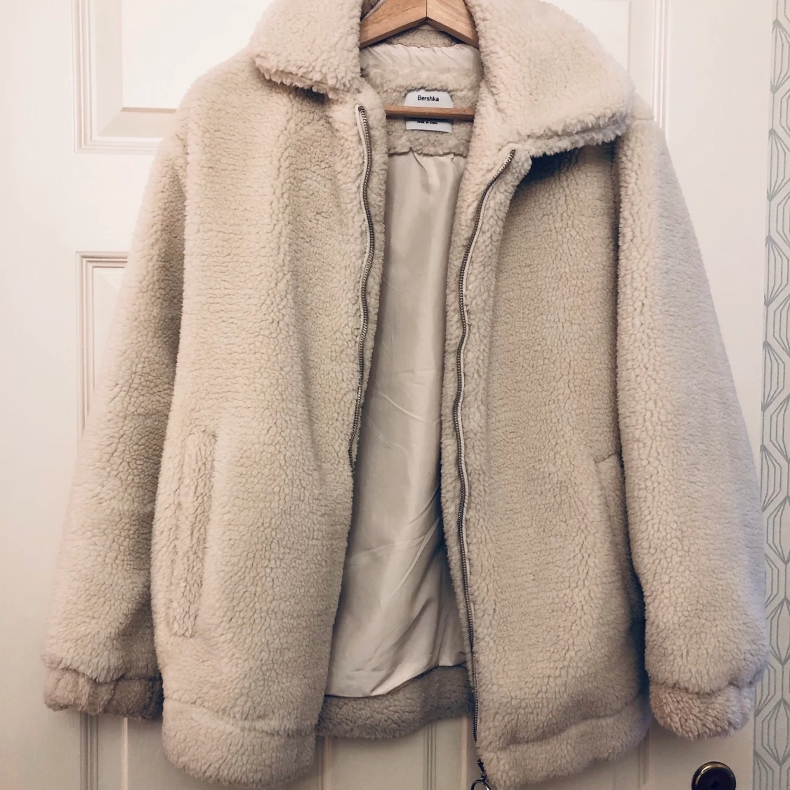 Bershka allvädersjacka - White