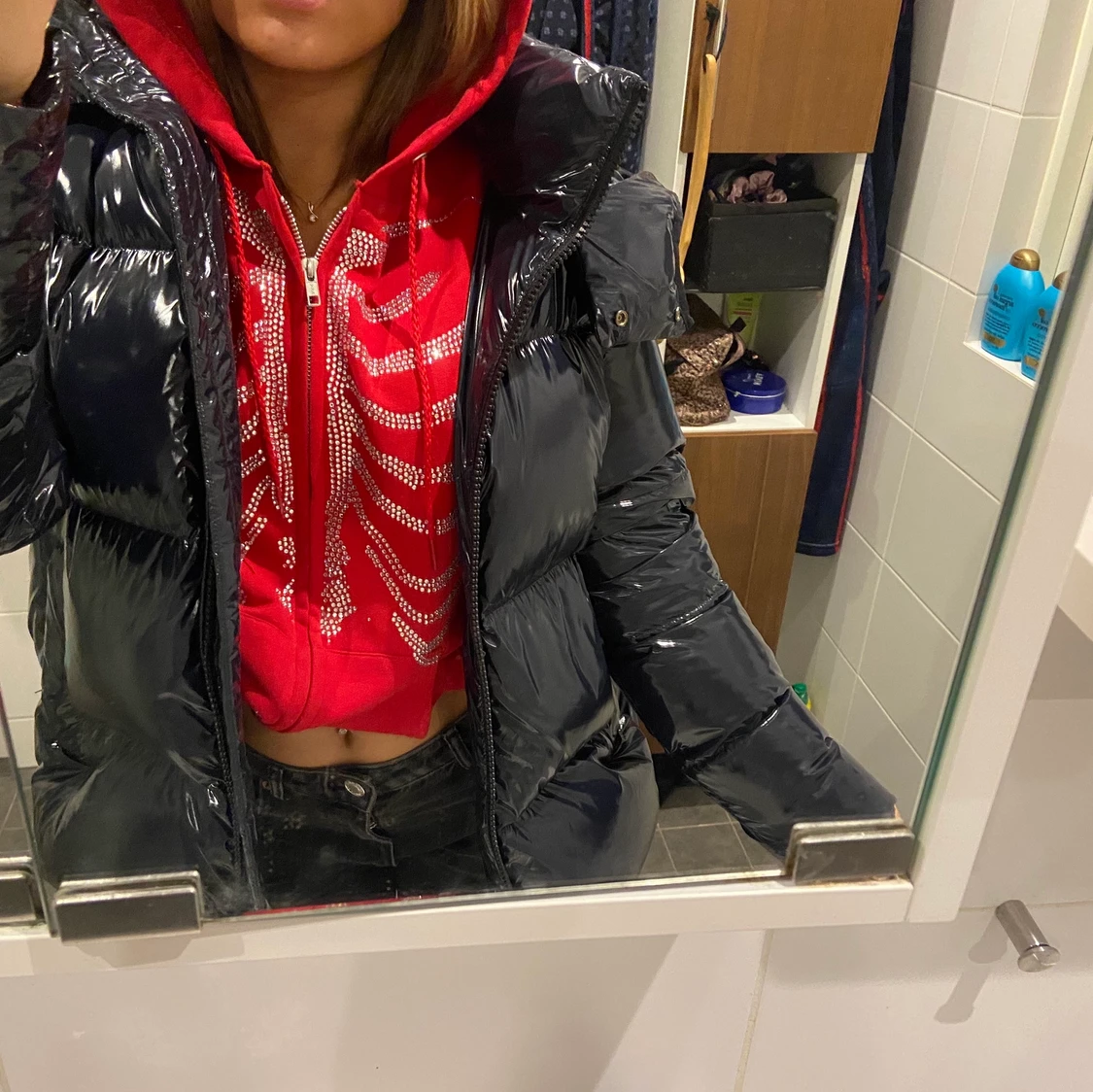 Tommy Hilfiger glans jacka  - 90