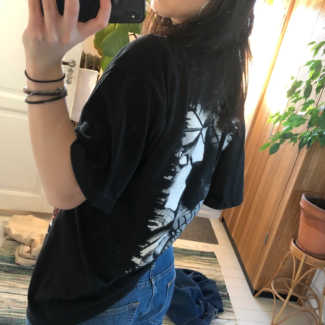 oversized t-shirt med spiderman tryck - 91