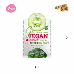 Ansiktsmask - Nypris 42kr, mitt pris 25kr 