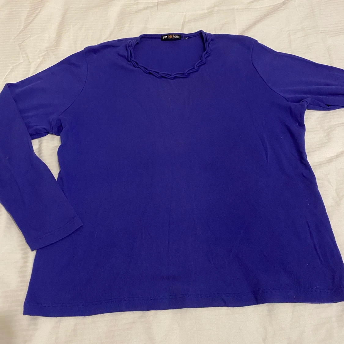 långärmad tröja, lila 