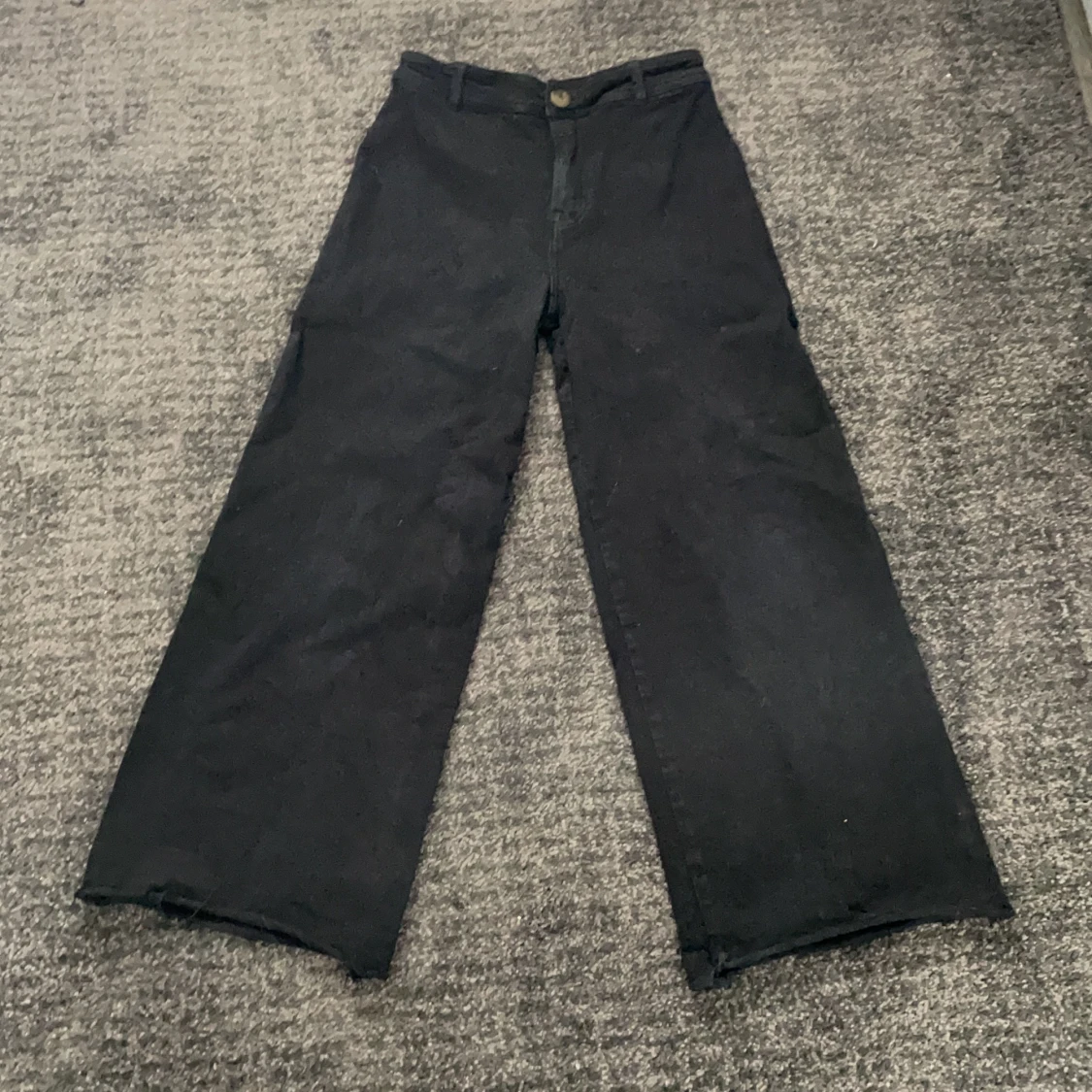 Pull&Bear wide leg jeans (svarta)
