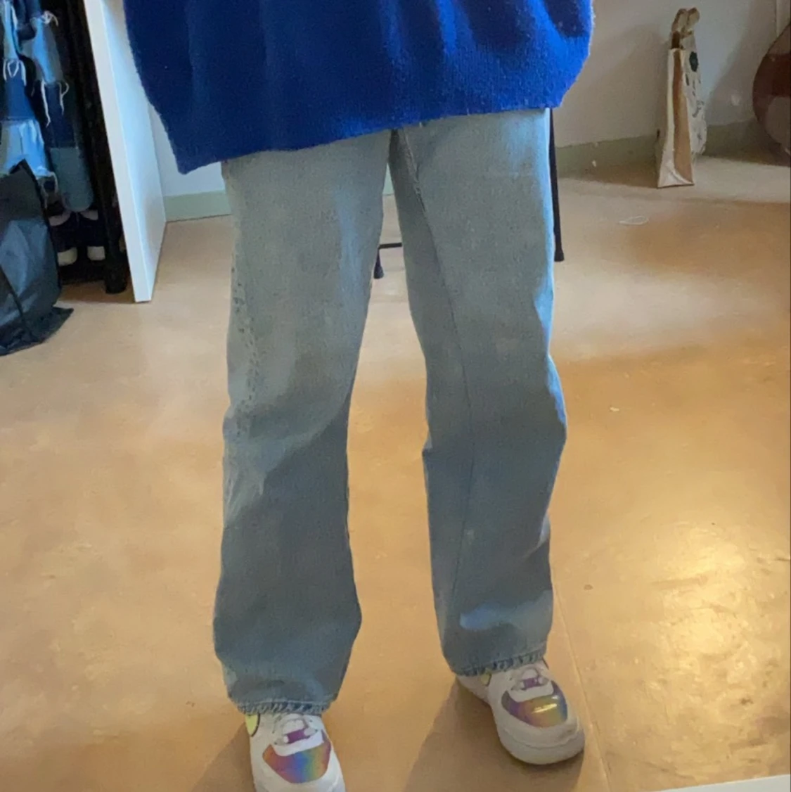 Ljusblåa jeans, weekday  - 91