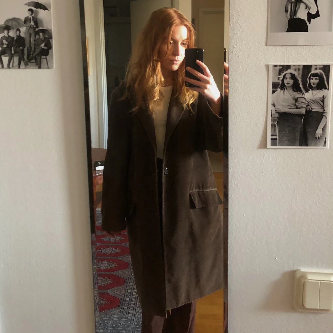 Mörkbrun manshesterkavaj