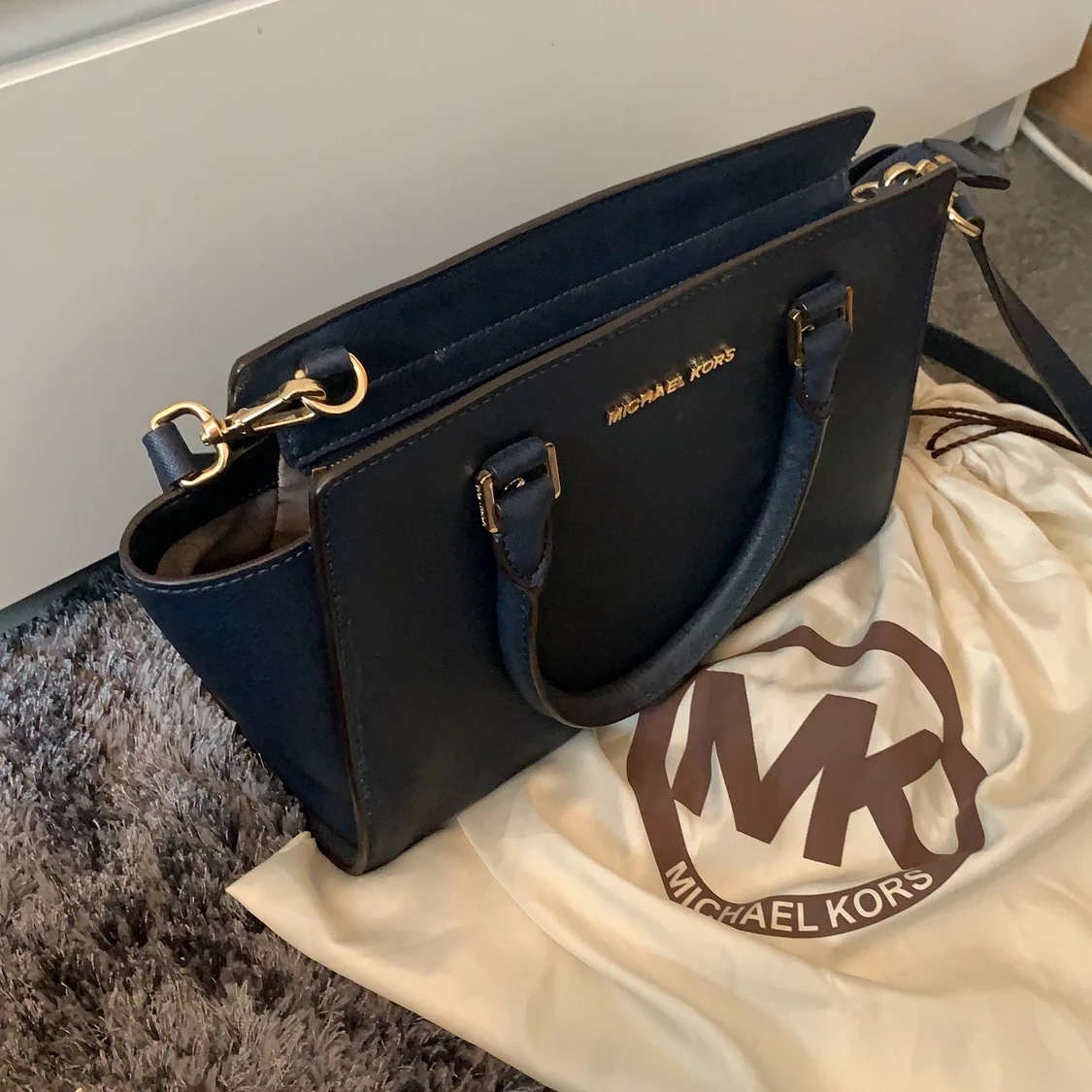 Marinblå MK väska - 91