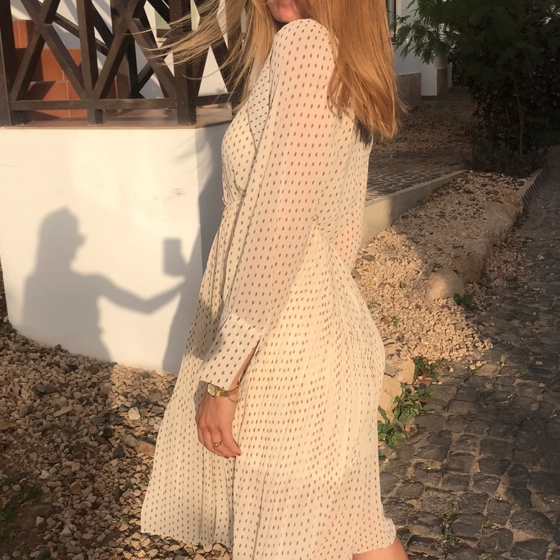 Mönstrad klänning  - 90