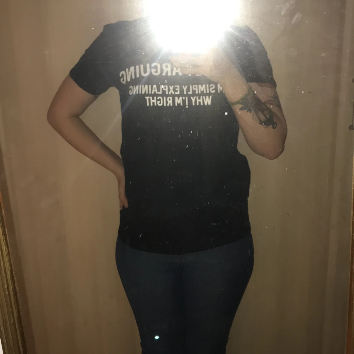 Im not arguing, im simply explaining why im right