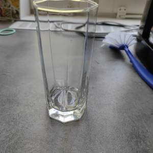 6 st glas kantiga glas