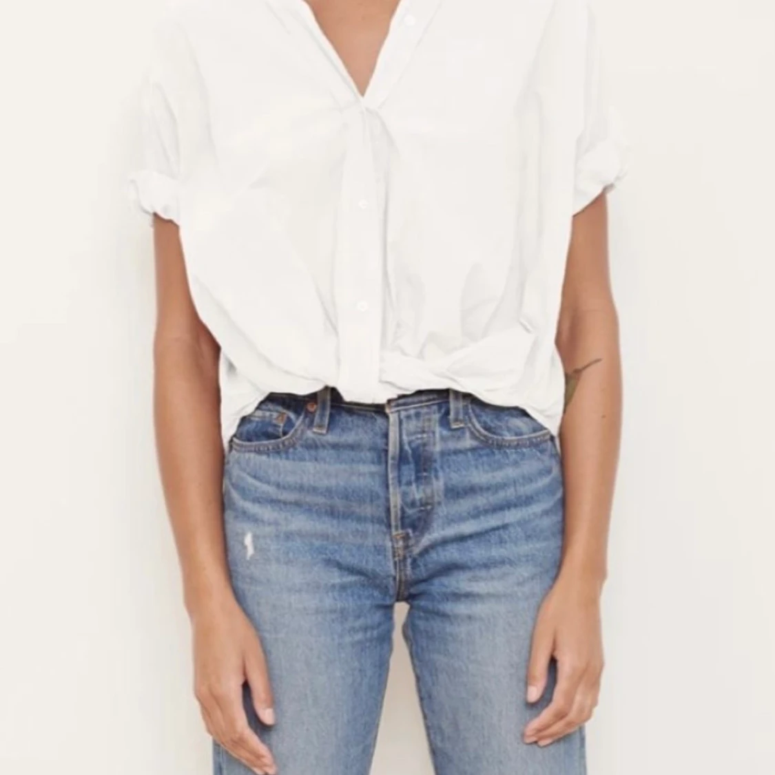 Basic kortärmad skjorta - 89