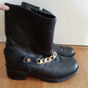 Ladies black boots - Leather boots size 40
