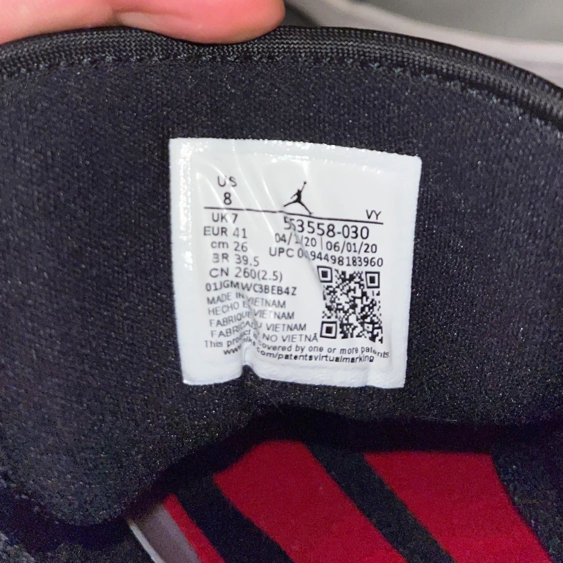 Jordan 1 low light smoke grey  - 91