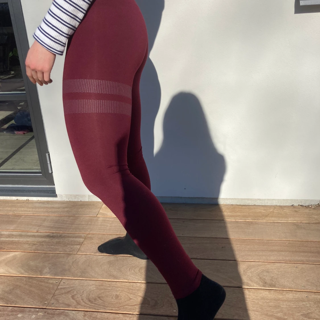 Vinröda träningsbyxor från stronger  - 90