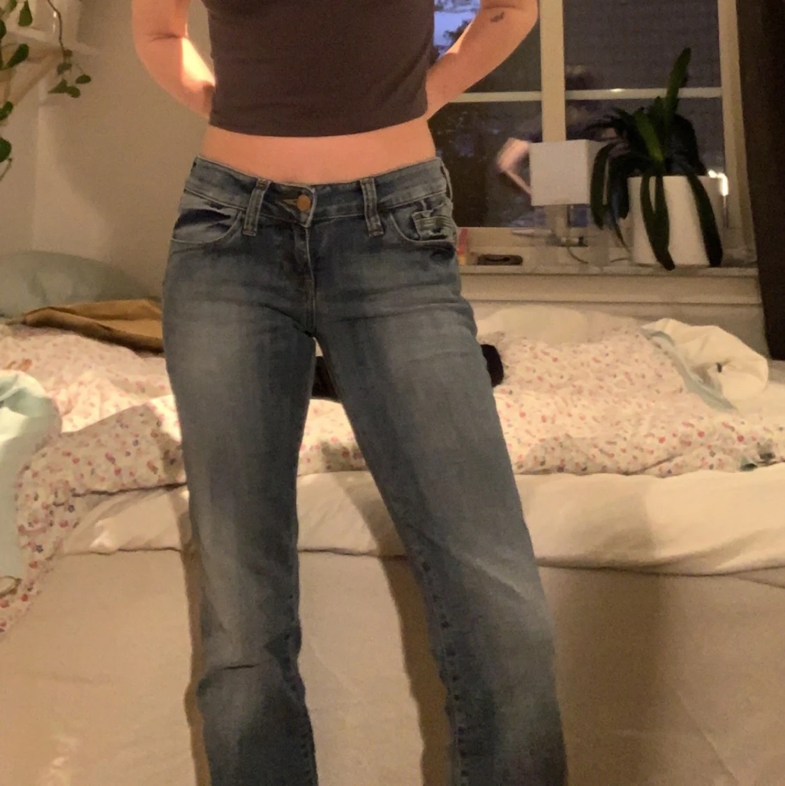 Lågmidjade jeans - 90