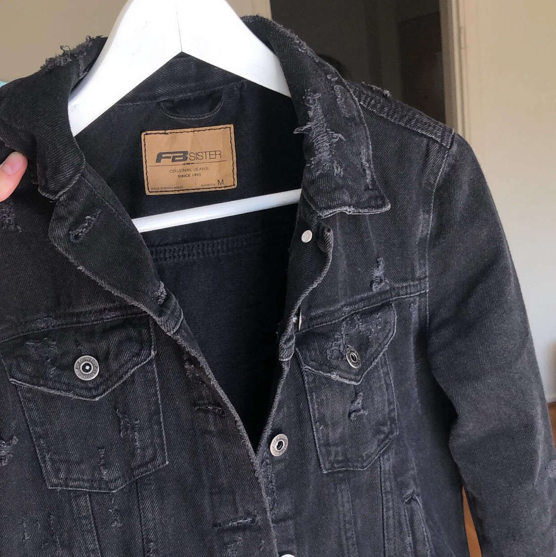 Svart Jeansjacka nyskick - 91