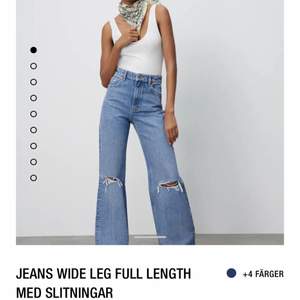 Säljer mina helt nya oanvända jeans från Zara, med lappen kvar! Storlek 32 och säljer på grund av att dem blev för långa för mig. Nypris 399kr och säljer för 250kr + frakt eller bud!