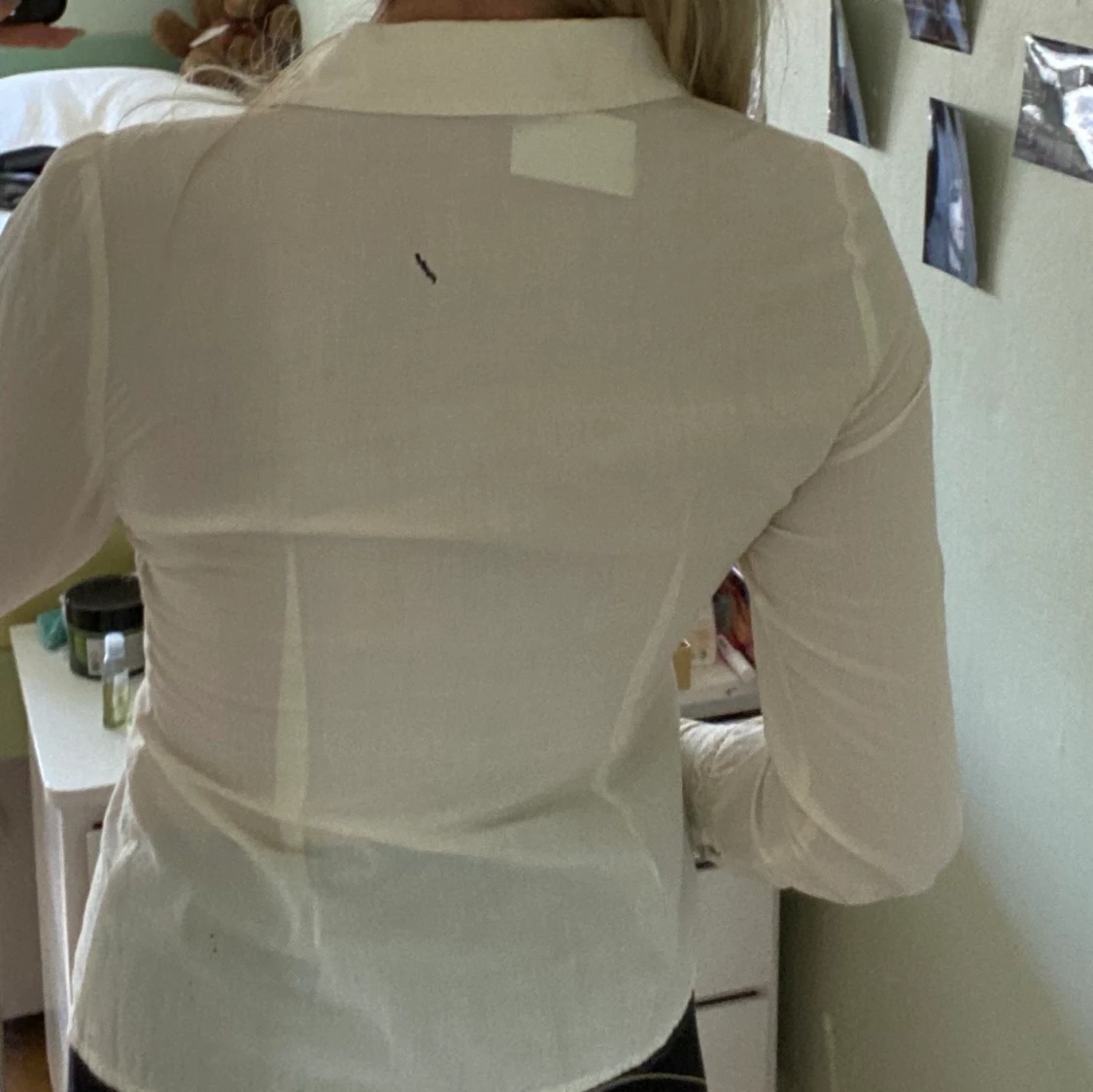 Söt skjorta med spets - 91