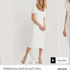 Vitt sommar klänning från Nakd storlek 34 - Säljer denna vita sommar klänning från Nakd i storlek 34. Endast använd en gång och är i väldigt bra sick. 