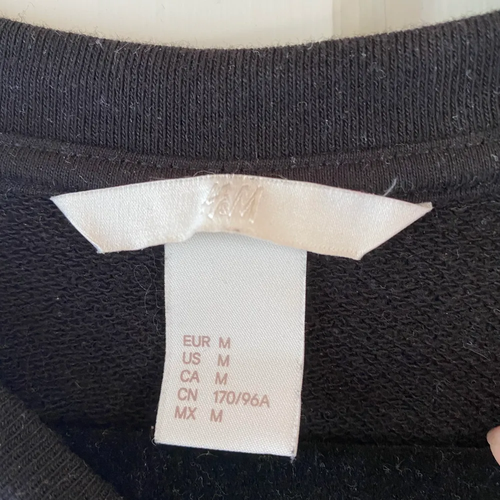 Säljer denna sweatshirten från H&M endast använd 1-2 gånger. Den är i nyskick men köpt för ca 1,5 år sedan. Nypris ca 170kr.. Tröjor & Koftor.