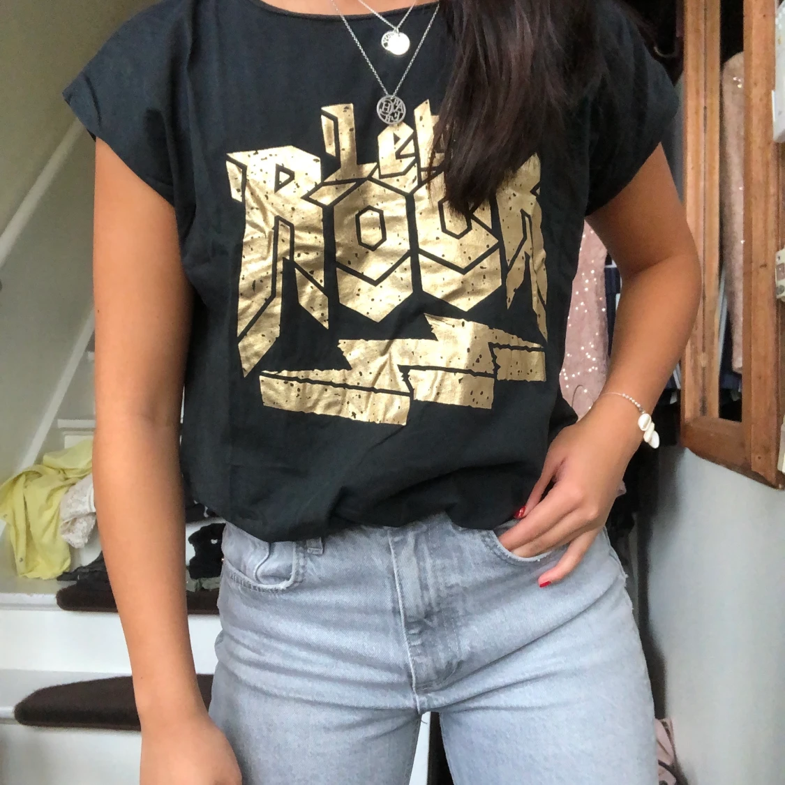 tshirt med tryck - 90