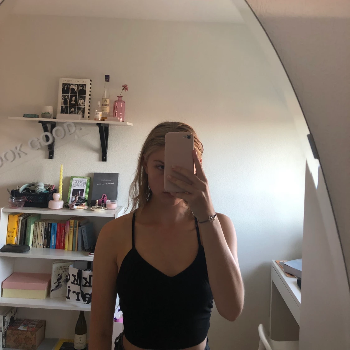 Linne med korsad rygg - 91