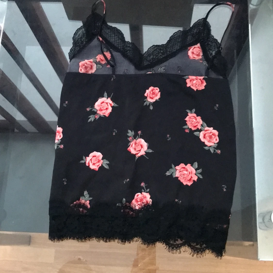 Topp/linne med spets  - 90