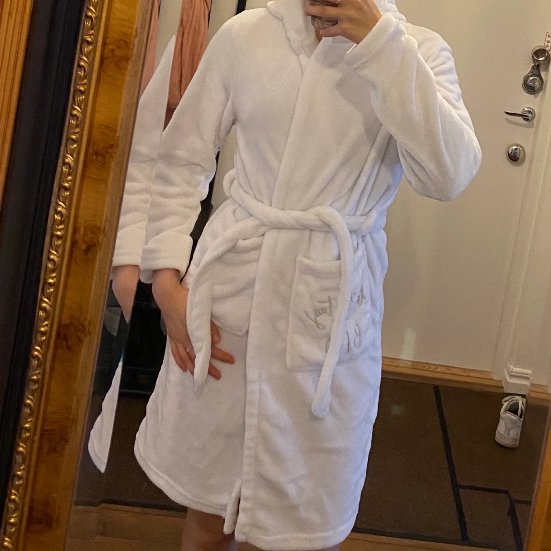 Vit morgonrock  - 91