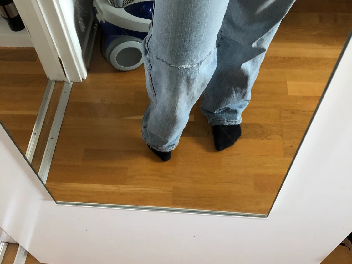 ett par jeans jag köpt ifrån plick  - 90