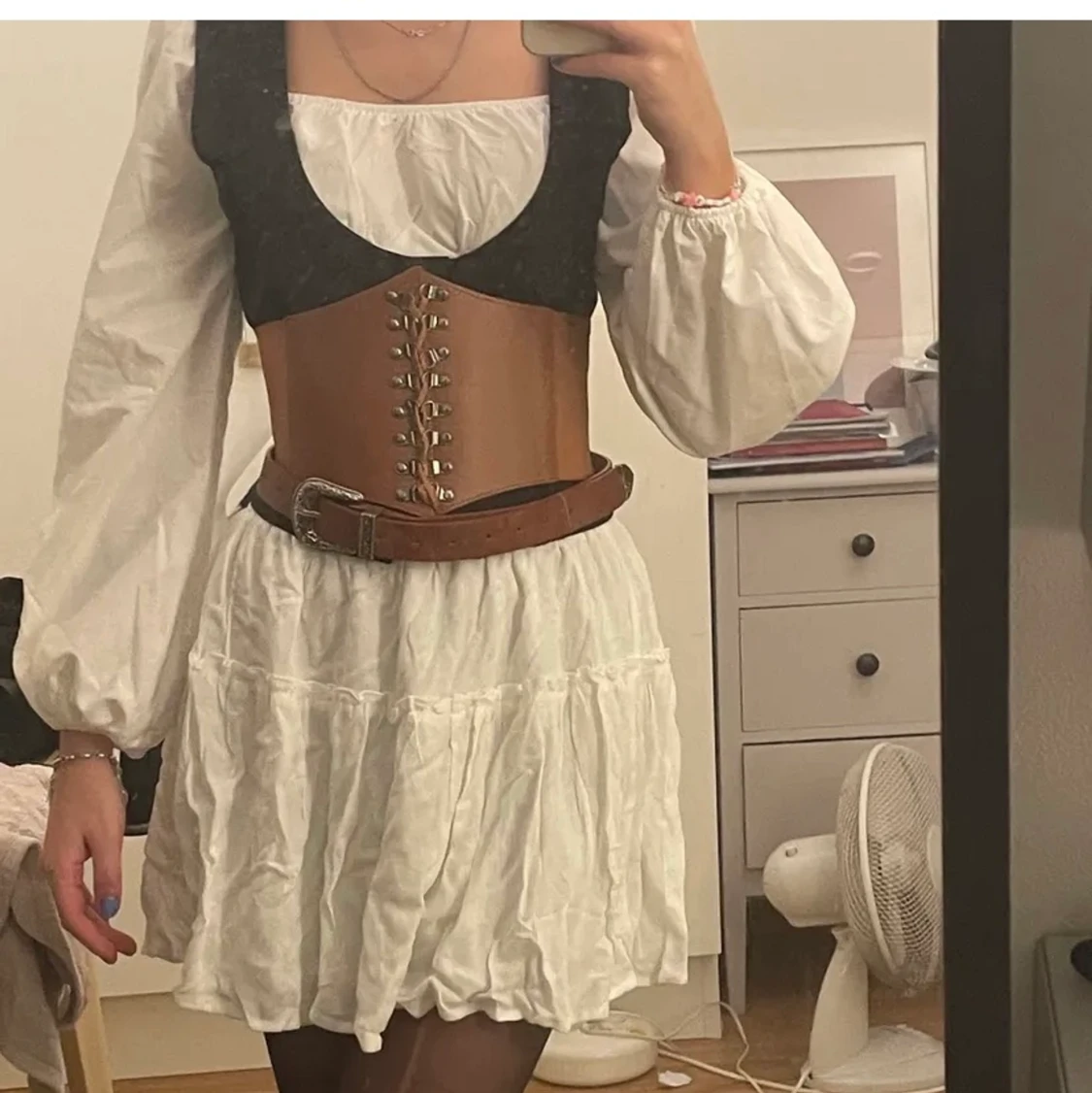 Pirat dräkt korsett