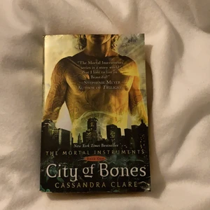 Bok (city of bones) - Hur mycket jag än älskar dessa böcker behövs tyvärr inte denna. Har redan två extra exemplar, säljer denna då den är lite mer sliten. Boken kostar 45kr