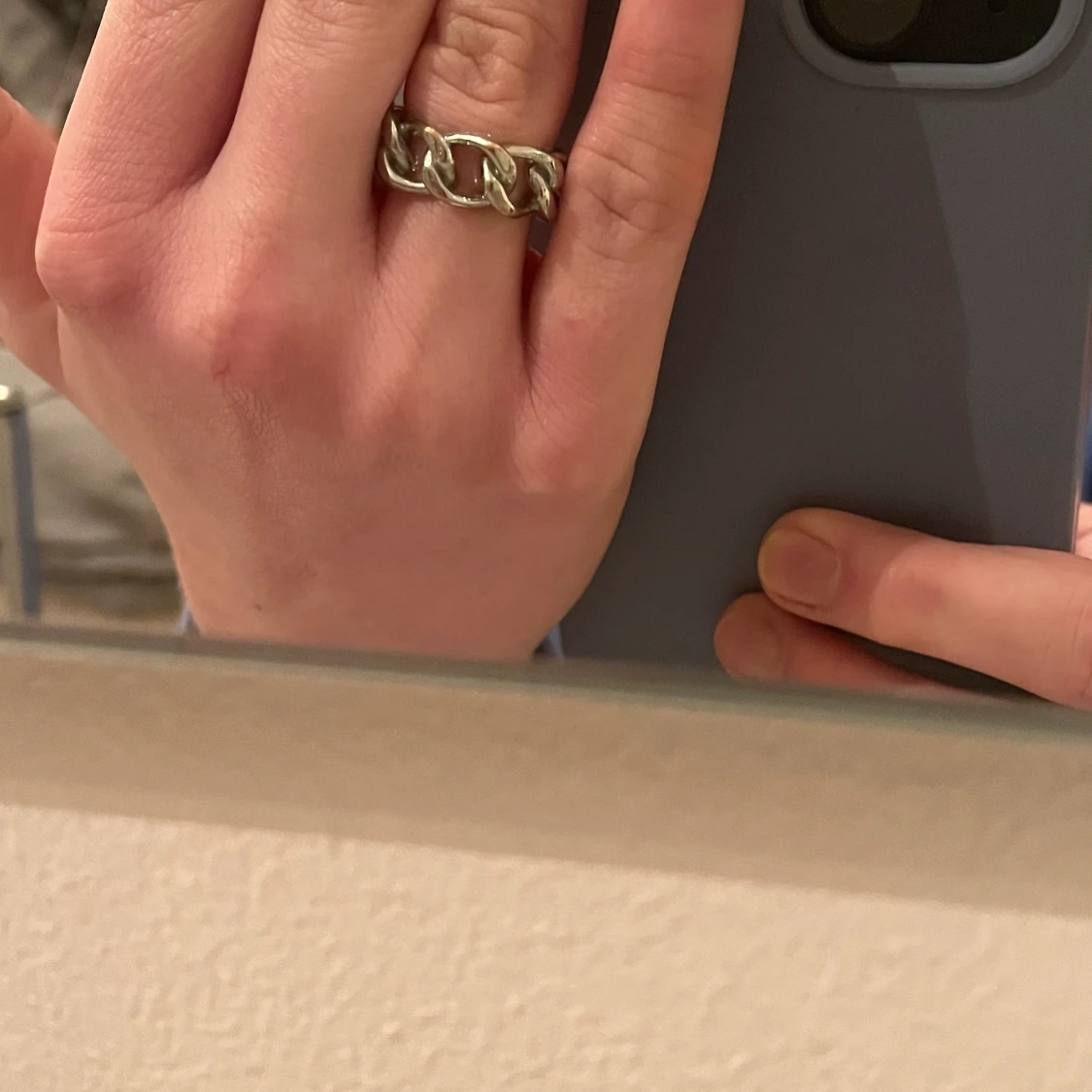 Justerbar ring silver - 90