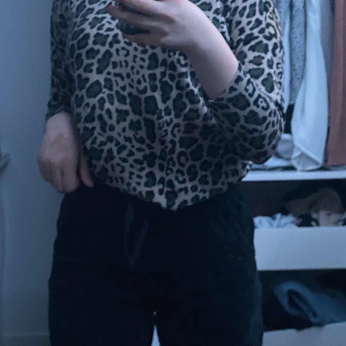 En leopard mönstrad blus 💕 - 90