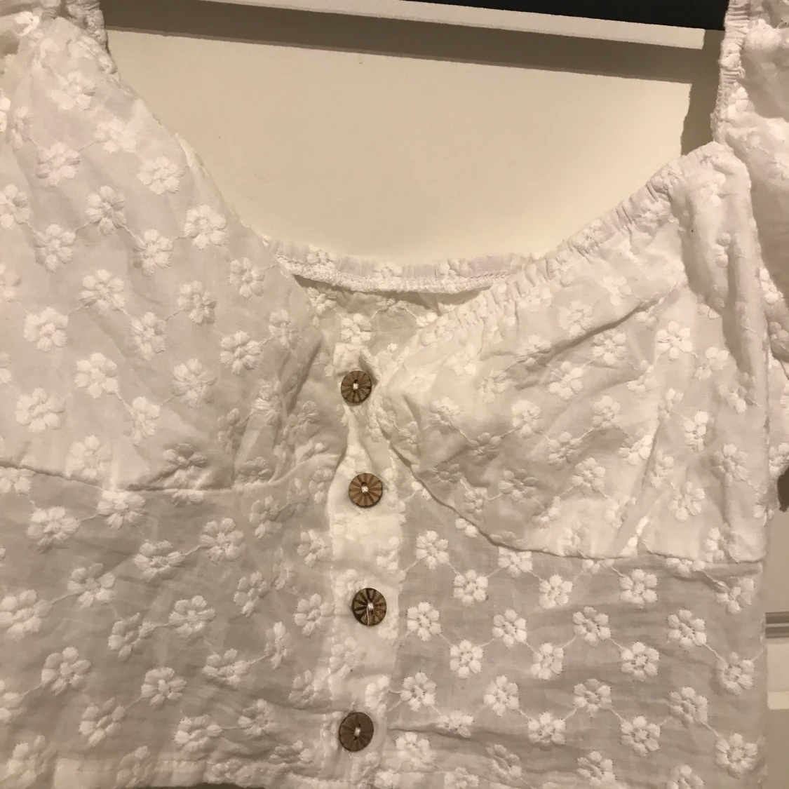 Vit spets blus  - 90