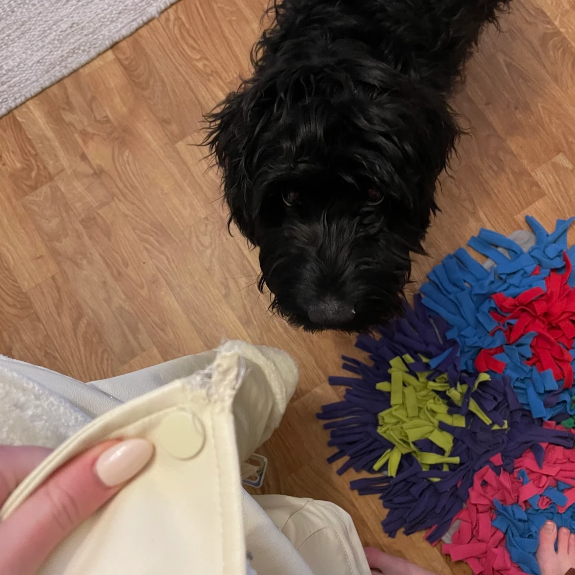 Skinnjacka med fuskpäls NAKD - 91